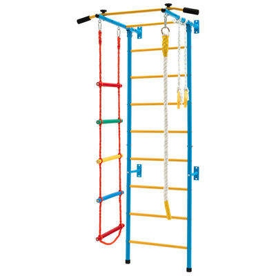 5 In 1 Childrens Indoor Gym Playground Swedish Wall Ladder for Solid Wall