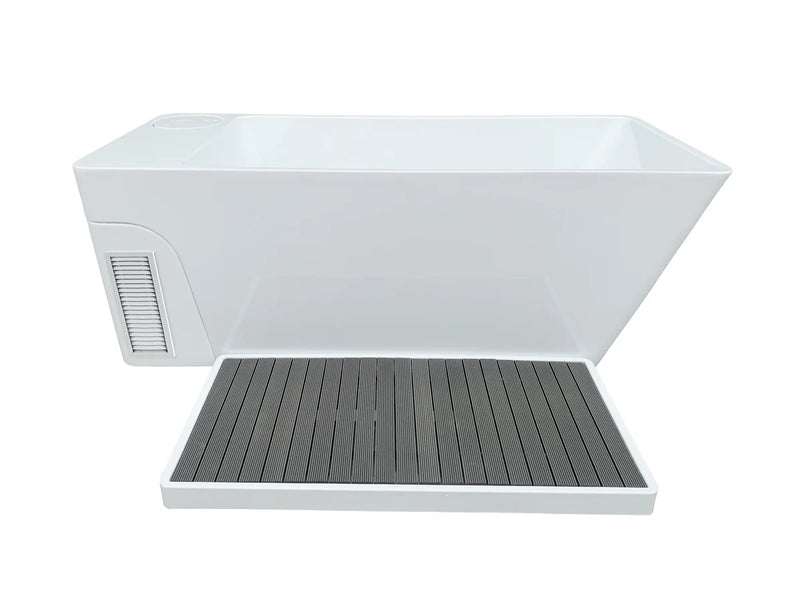 Acrylic Cold Plunge Tub with Built-In Ice Maker – All-in-One Ice Bath Spa for Athlete Recovery, Hydrotherapy & Home Gym-
