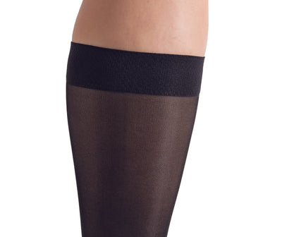 Bios - Women's Compression Knee Socks 15- 20 mm Hg, Black