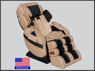 2024 Model-American Made-LURACO MODEL 3 HYBRID SL Medical Massage Chair with Chiropractic Twist, MADE WITH REAL LEATHER