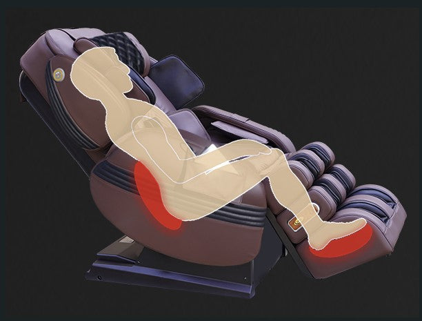 2024 Model-American Made-LURACO MODEL 3 HYBRID SL Medical Massage Chair with Chiropractic Twist, MADE WITH REAL LEATHER