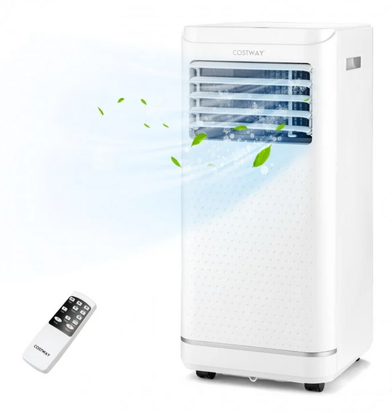*8000/10000 BTU(Ashrae) Portable Air Conditioner with Dehumidifier - 10000BTU