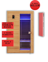 Pre Order Costway 2 3 3person 3d Premium Infrared Sauna With Puretech Carbon Panel Low Emf