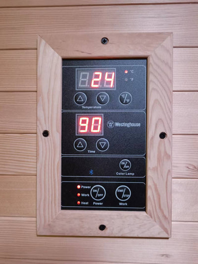 Top Seller-2025 Model-Westinghouse- Premium Full Spectrum Sauna With Chromotherapy-Far Mid And Near Infrared-Fully Loaded-For Detox & Muscle Recovery- Wes-2850