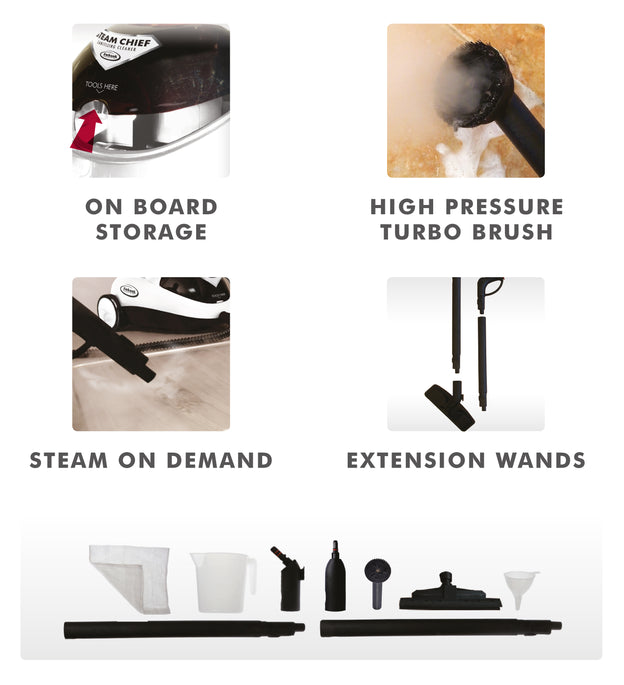 Ewbank SC1800 Steam Chief Multi-Tool Sanitizing Cleaner Success