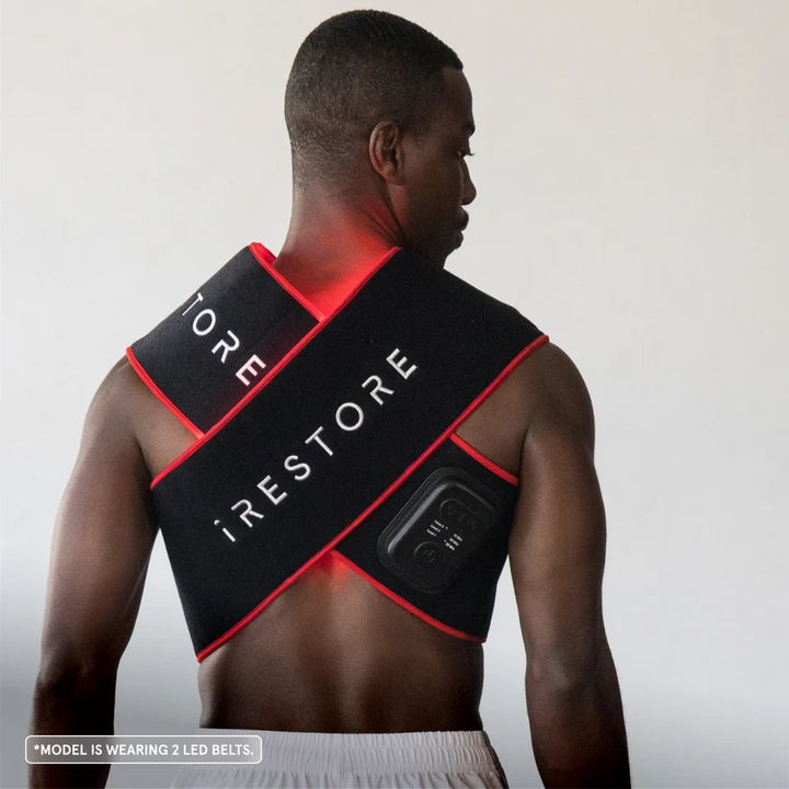 NEW - iRESTORE - Flex LED Belt | Red &amp; Near-Infrared Light Therapy ID-700 - Relaxacare INC