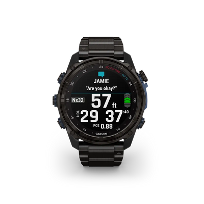 *Garmin Descent Mk3i,1.4" Display, 51mm Dive Computer and Multisport GPS Smartwatch, Air Integration, Black