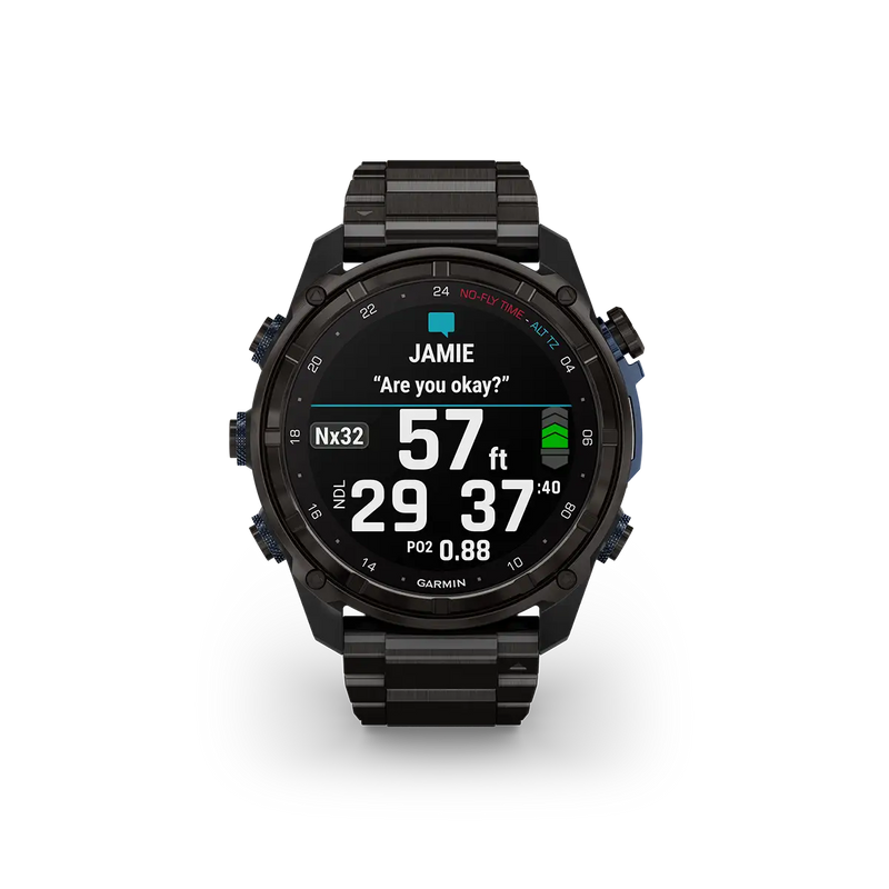 *Garmin Descent Mk3i,1.4" Display, 51mm Dive Computer and Multisport GPS Smartwatch, Air Integration, Black