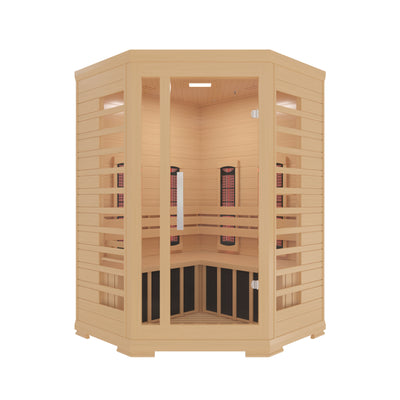 Brand New 2025 Model-Westinghouse-Corner Full Spectrum Sauna WES43-2550, Far, Mid And Near Panels, Chromotherapy, Bluetooth Speakers, Plug And Play