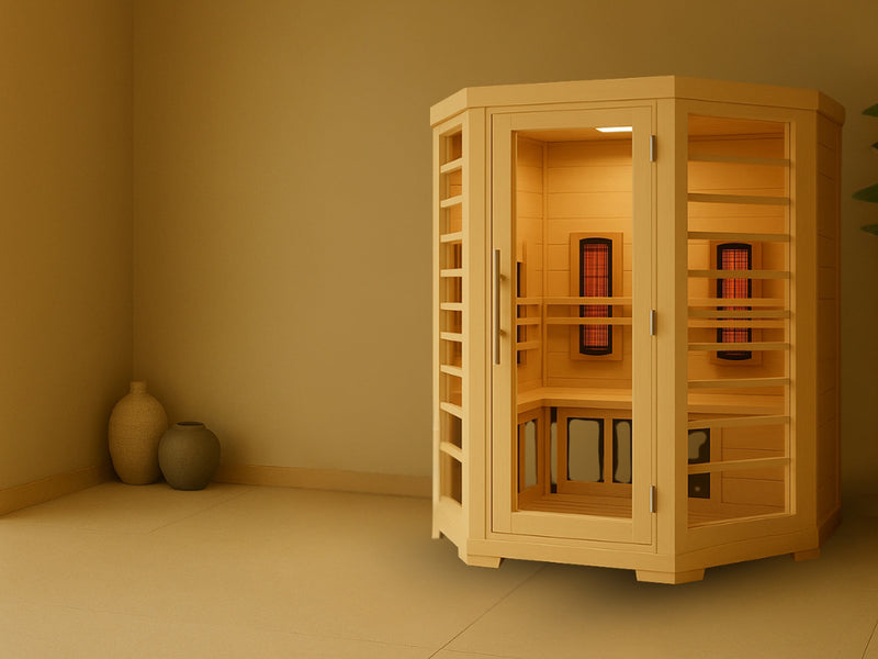 Brand New 2025 Model-Westinghouse-Corner Full Spectrum Sauna WES43-2550, Far, Mid And Near Panels, Chromotherapy, Bluetooth Speakers, Plug And Play