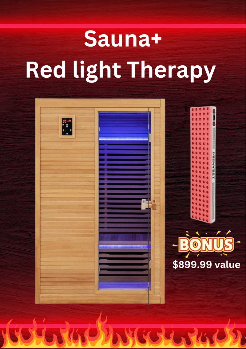 Pre Order-2024 Model-Mega Sale-Bonus Free Red Light Therapy-Costway-2-3 Person 3D Premium Infrared Sauna With PureTech Carbon Panel Low EMF-Chromotherapy, JV11521US