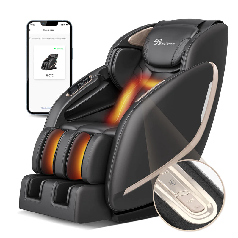 EasePearl-APP Control 3D L Track Zero-G Massage Chair-