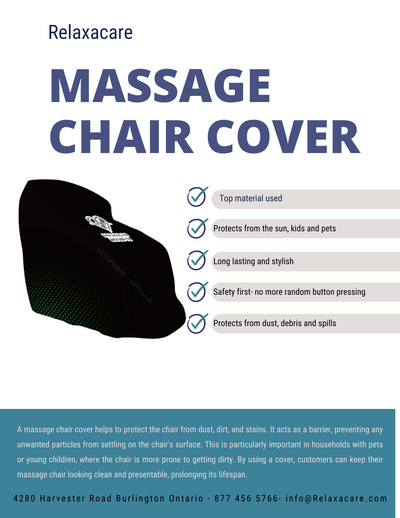 Pre Order-Relaxacare- Premium Universal Massage Chair Cover