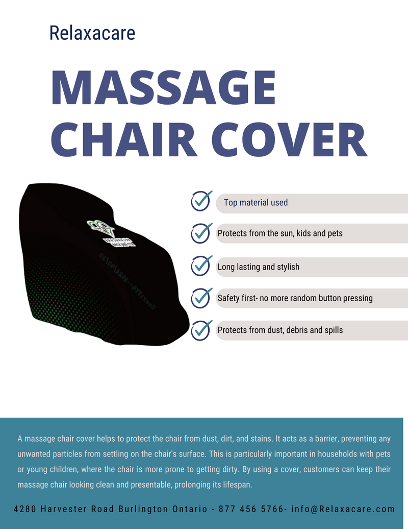 Pre Order-Relaxacare- Premium Universal Massage Chair Cover