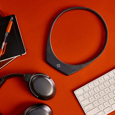 Hapbee-Smart Wearable Neckband – Feel Better Naturally Without Pills or Stimulants | Boost Mood, Improve Focus, Enhance Sleep & Reduce Stress Using Low-Frequency Signals | Drug-Free Wellness Technology You Can Wear Anytime, Anywhere