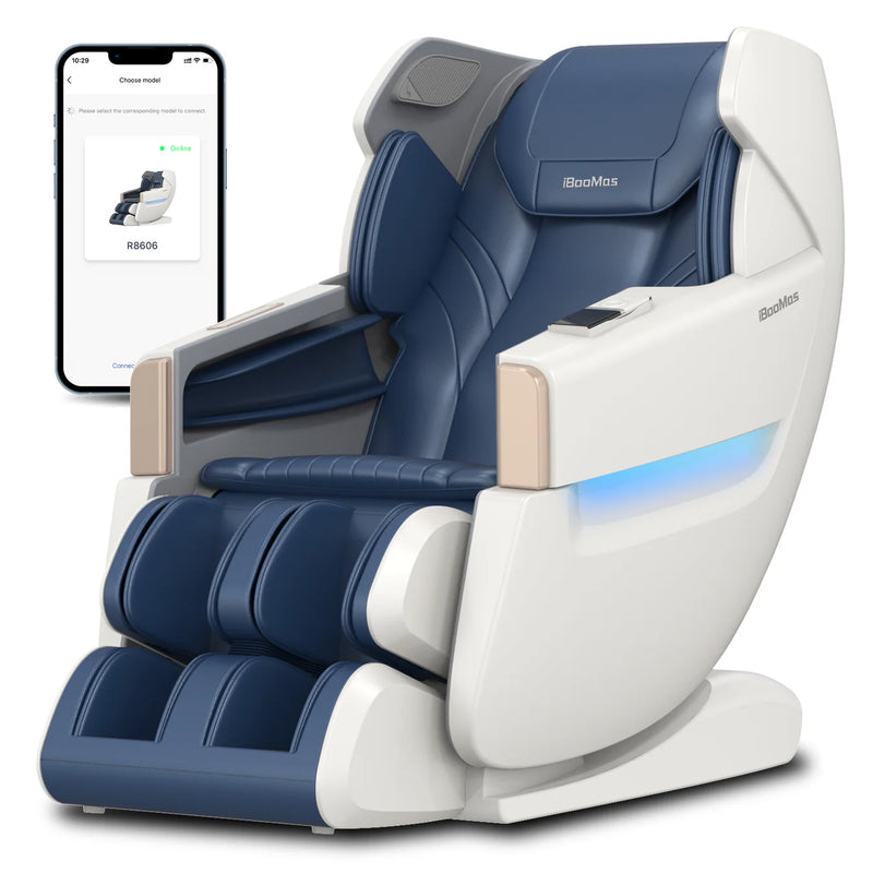 Spring Promo-Iboosmas- 3D L Track Ai App Controlled Massage Chair-2024 Model- New Design