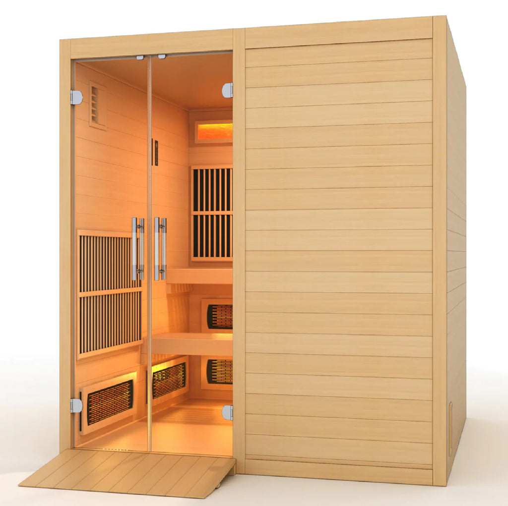 GDI- NEW 2025 Toledo 6 Person Hybrid Sauna (Indoor). Full Spectrum an