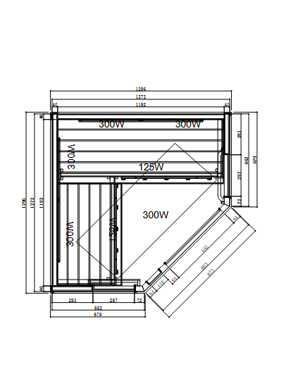 PREORDER AUGUST 2025 - Mega Sale- Model-Westinghouse WES43-2100 Corner 3 Person Infrared Sauna