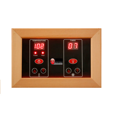 GDI - Maxxus 3 Person Near Zero EMF FAR Infrared Sauna - Canadian Hemlock MX-K306-01-ZF CED