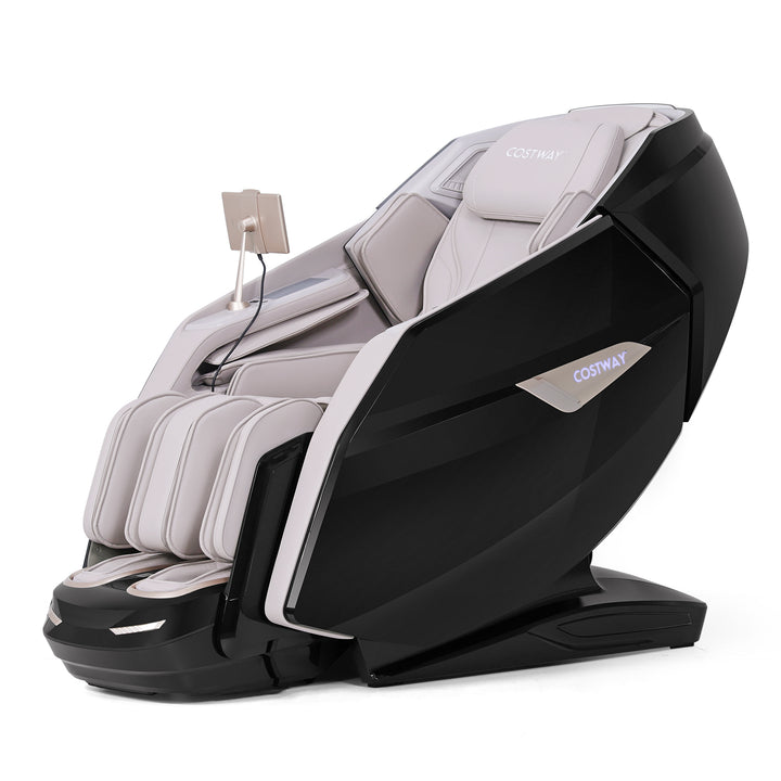 '-2025 Model-Costway- Kenzo-Premium 4D+3D Dual Roller System Hybrid Flex Track Zero Gravity Full Body Massage Chair w/ Heart Rate Monitor,Fragrance Therapy, Waist & Calf Heater, Calves & Foot Rollers, Thai Stretch, Voice Control - Relaxacare