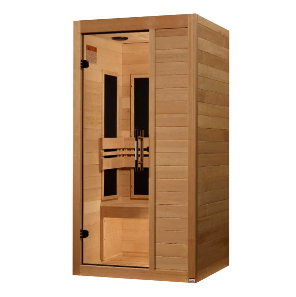 New 2024 Model - S-Line MX-S106-01 Maxxus Ultra Low EMF FAR Infrared Sauna Canadian Hemlock