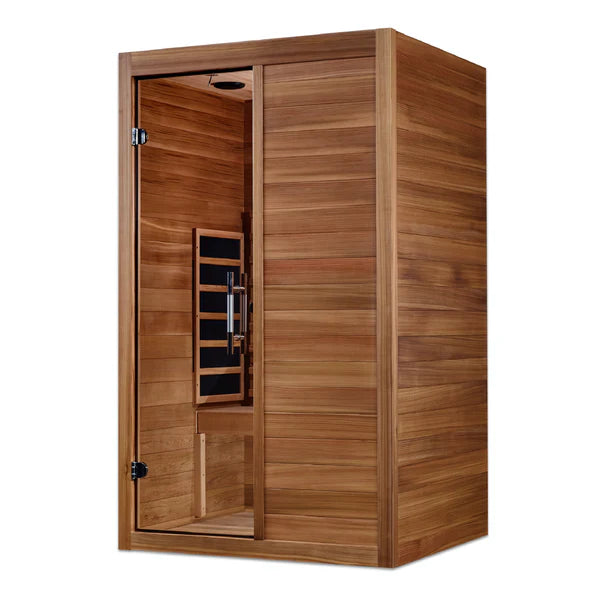New 2024 Model - S-Line MX-S206-01 Maxxus Full Spectrum Infrared Sauna - Pacific Cedar - Relaxacare