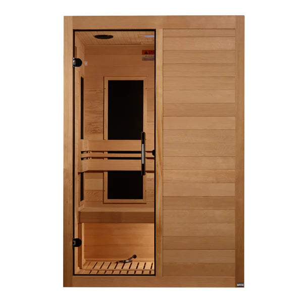 New 2024 Model - S-Line MX-S206-01 Maxxus Ultra Low EMF FAR Infrared Sauna Canadian Hemlock