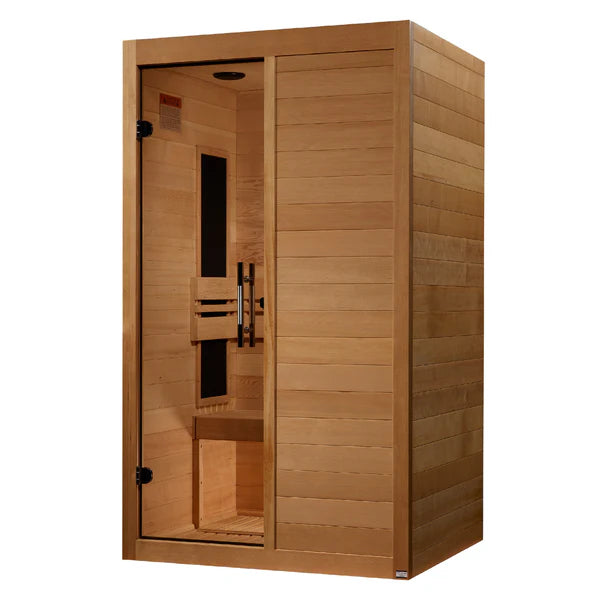 New 2024 Model - S-Line MX-S206-01 Maxxus Low EMF FAR Infrared Sauna Canadian Hemlock - Relaxacare