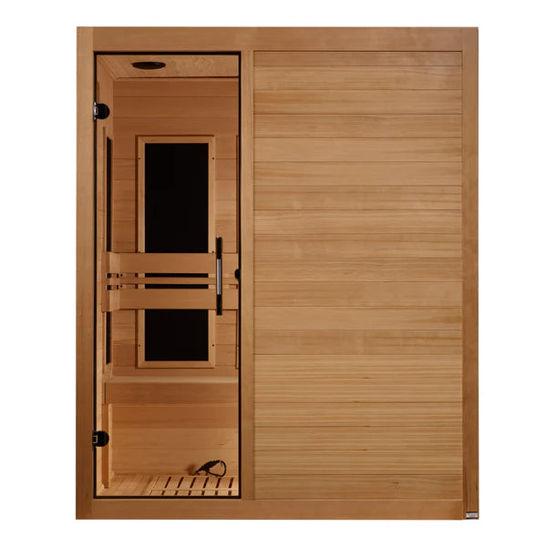 New 2024 Model - S-Line MX-S306-01 Maxxus Low EMF FAR Infrared Sauna Canadian Hemlock