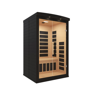 PREORDER OCTOBER 2025 *NEW 2025 Model* Icomfort 2 person Low EMF Infrared Sauna IC43-1830-Black