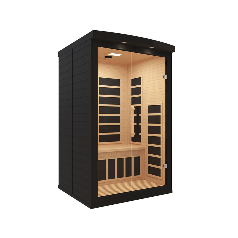 PREORDER OCTOBER 2025 *NEW 2025 Model* Icomfort 2 person Low EMF Infrared Sauna IC43-1830-Black