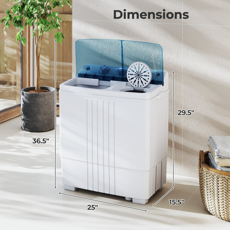 Portable Washing Machine for Dorms and Apartment-Blue