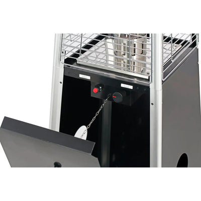 Shinerich Pyramid Style Gas Patio Heater - Black