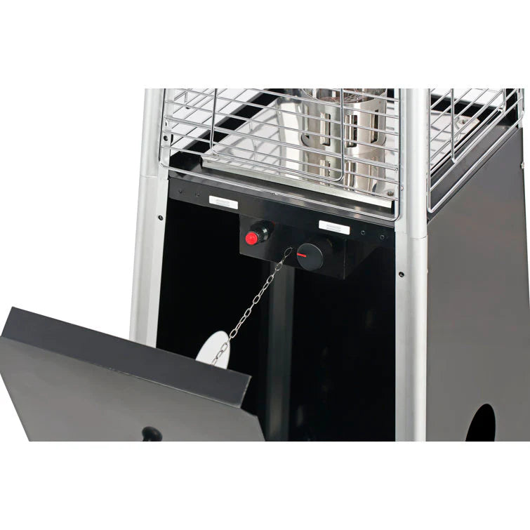 Shinerich Pyramid Style Gas Patio Heater - Black