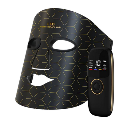 Biomol- Red Light Therapy Face Mask with 4 Led Colour for your Radiant Skin with remote and 1 year warranty