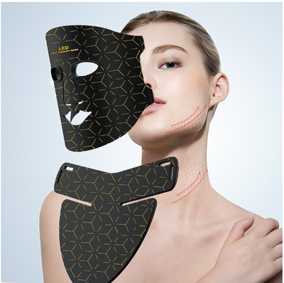 Biomol- Red Light Therapy Face Mask with 4 Led Colour for your Radiant Skin with remote and 1 year warranty