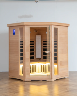 Combo Package - SAVE $11,000- Luxury Wellness Haven: Costway Corner Sauna with Low EMF & Red Light Therapy - ICE BARREL 400 Cold Plunge Tub - IComfort 4D Full Body Massage Chair