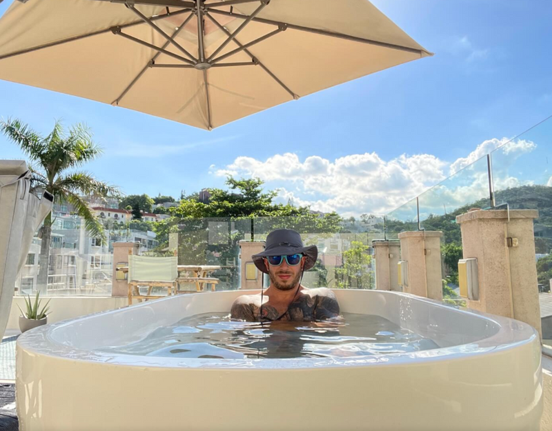 Dreampod- Ice Series - Ice Bath Fiberglass Tub with Chiller