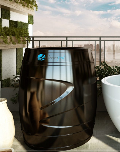Dreampod - Ice Series - Fiberglass Cold Plunge Barrel with Chiller