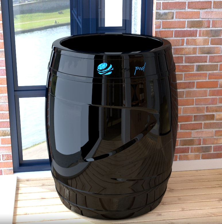 Dreampod - Ice Series - Fiberglass Cold Plunge Barrel with Chiller