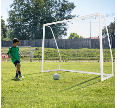 8' x 6' Soccer Goal with Ground Stakes and Soccer Cones