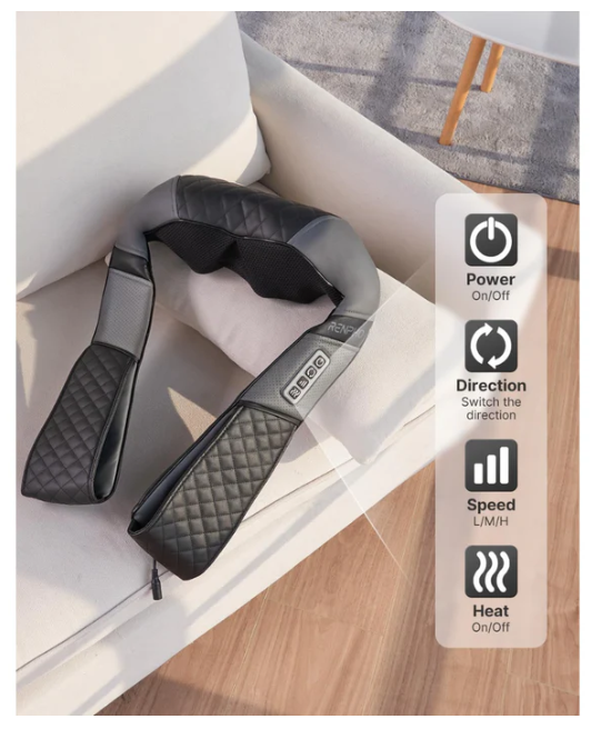 10 Feet Cantilever Umbrella with 32 LED Lights and Solar Panel Batteri