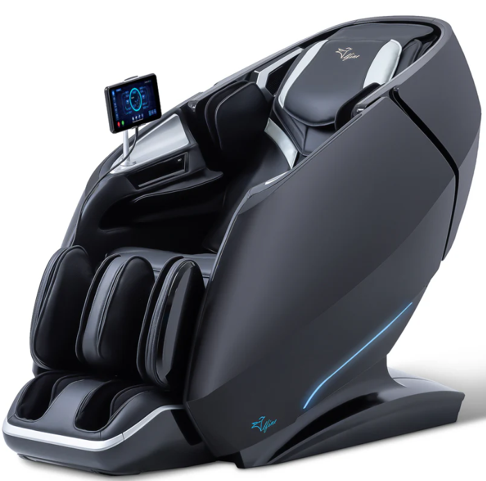 Mega Sale- Alfine A860 Athena - SL Track 4D+3D Dual Mechanism Roller - Hybrid Flex Stretch - Intelligent Health Detection - Calf Kneading - Zero Gravity Massage Chair