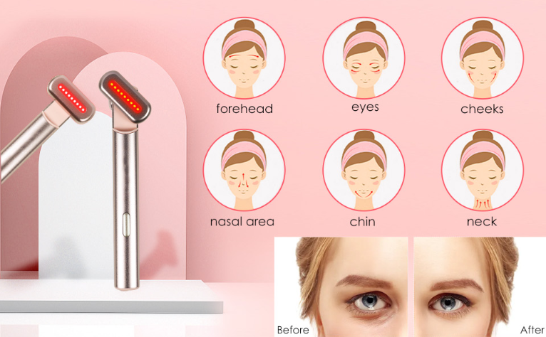 Biomol- BM WAND 7 in 1 Red Light Theraphy Device for Facial Care