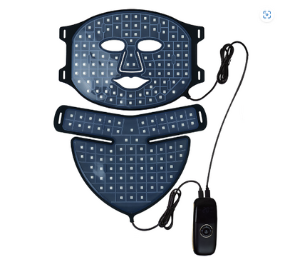 Biomol- Red Light Therapy Face Mask with 4 Led Colour for your Radiant Skin with remote and 1 year warranty