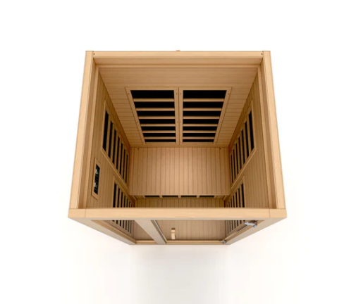 Pre Order - GDI - Dynamic Indoor Sauna - "Gracia" 1-2 Person Low EMF, FAR Infrared Sauna DYN-6119-01