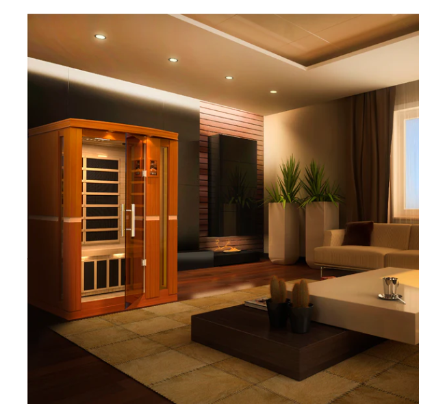*GDI - Dynamic "Vittoria" 2 Person Indoor Sauna  Low EMF FAR Infrared Sauna (Canadian Hemlock) DYN-6220-01