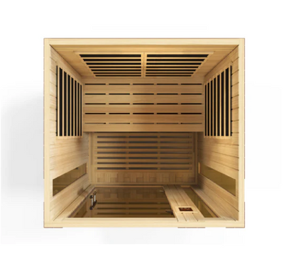 *GDI - Dynamic "Vittoria" 2 Person Indoor Sauna  Low EMF FAR Infrared Sauna (Canadian Hemlock) DYN-6220-01