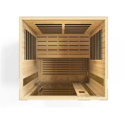 *GDI - Dynamic "Vittoria" 2 Person Indoor Sauna  Low EMF FAR Infrared Sauna (Canadian Hemlock) DYN-6220-01