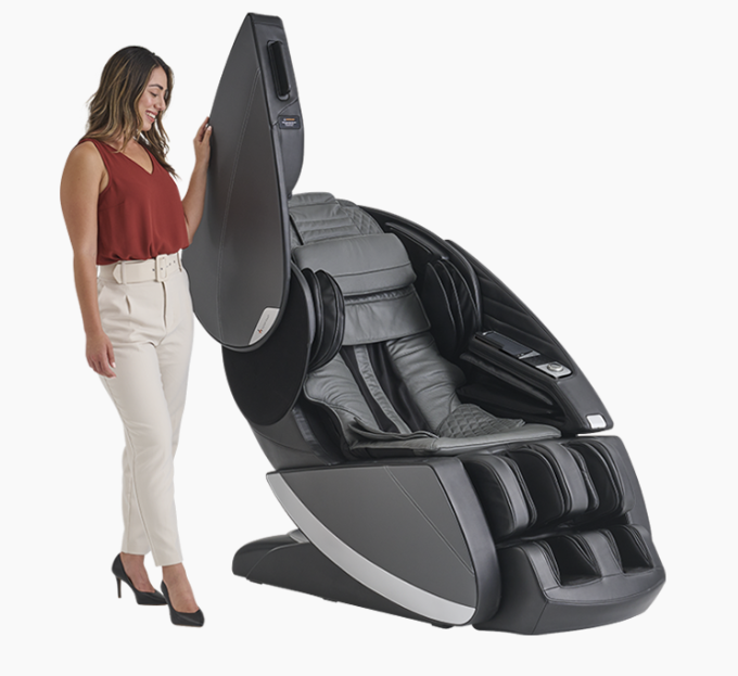 Human Touch - Super Novo X 4D Massage Chair with Teardrop Doors for easy entry